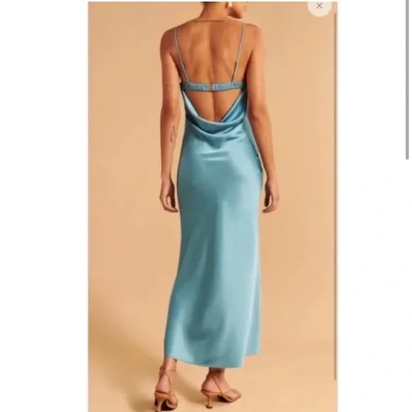 Abercrombie Cowl Back Slip Dress - Picture 1 of 10